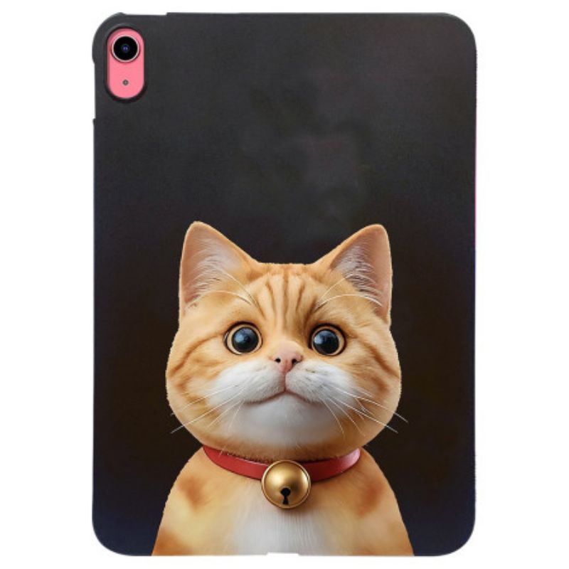 Κάλυμμα iPad (2025) Γάτα Με Κοντό Μαλλιά Σιλικόνης