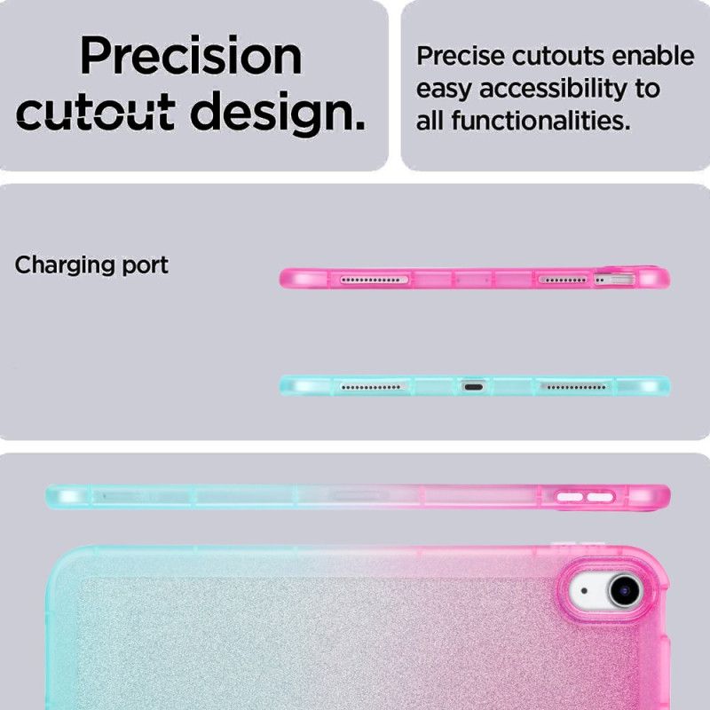 Κάλυμμα iPad (2025) Ντεγκραντέ Σιλικόνης