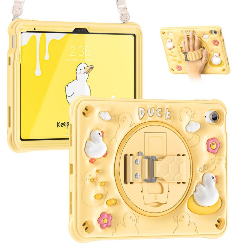 Κάλυμμα iPad (2025) Παιδική Βάση Πάπιας Και Λουρί Ώμου