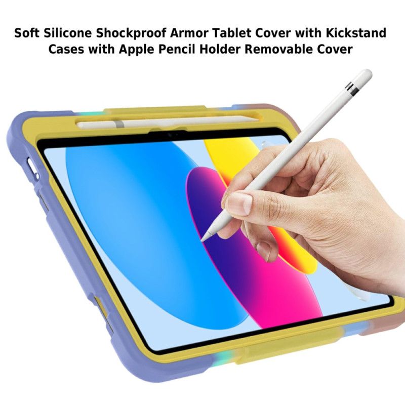 Κάλυμμα iPad (2025) Παιδική Περιστρεφόμενη Βάση Πεταλούδας Με Ντεγκραντέ