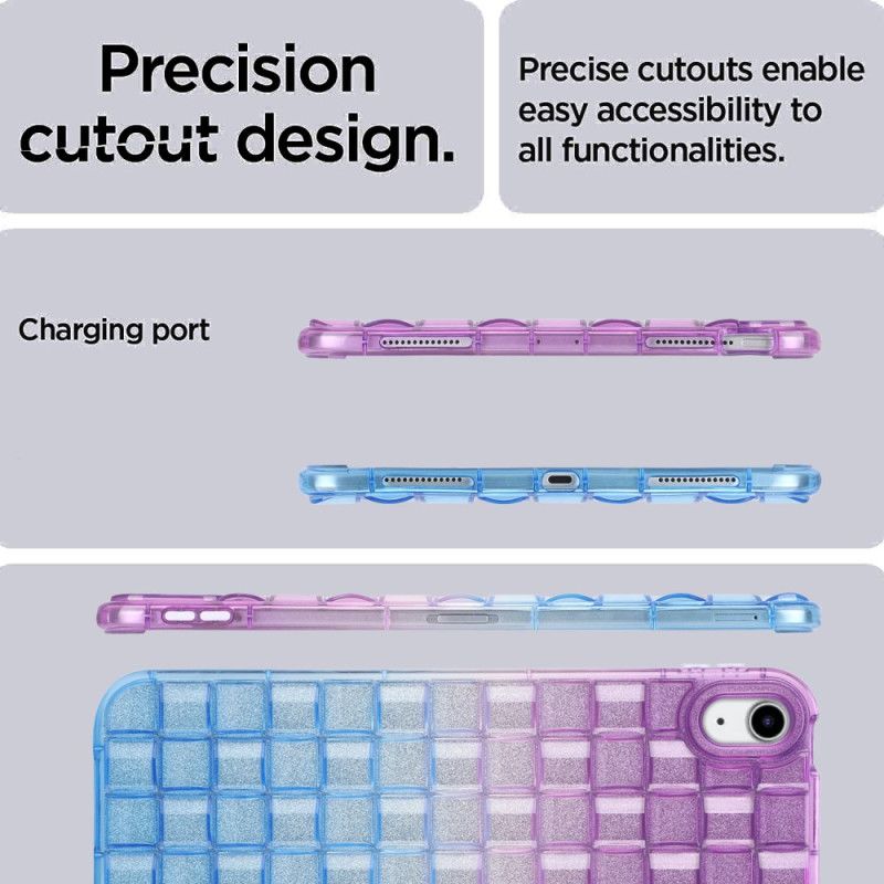 Κάλυμμα iPad (2025) Πλεγμένο Σχέδιο Σιλικόνης