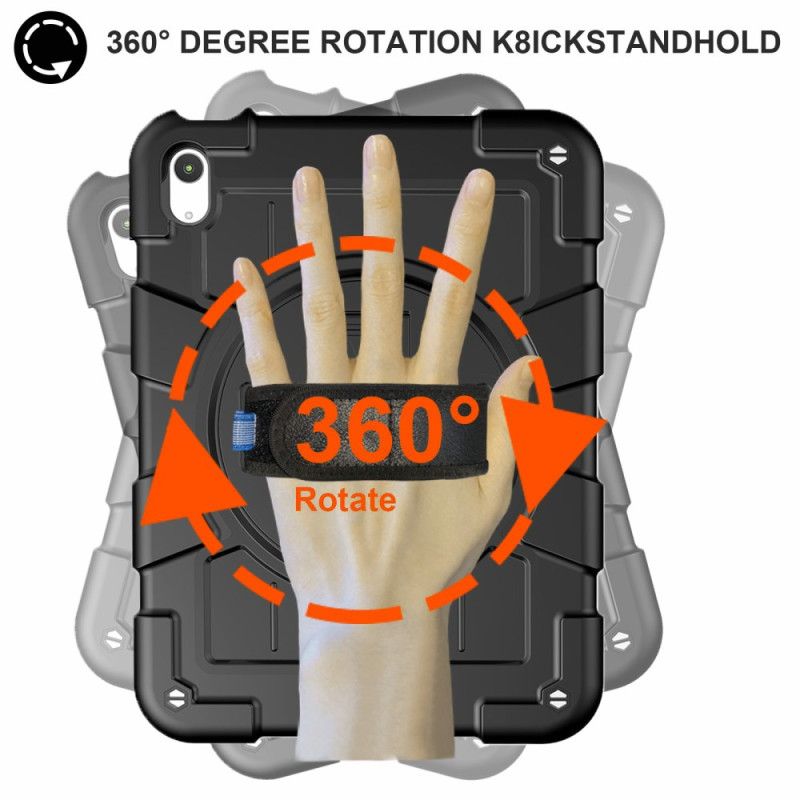 Κάλυμμα iPad (2025) Θήκες Κινητών Ανθεκτικό Περιστρεφόμενο Ιμάντα Και Βάση