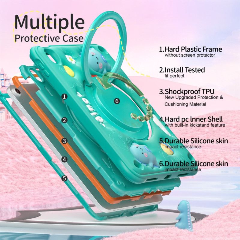 Κάλυμμα iPad (2025) Θήκες Κινητών Πολλαπλών Στρώσεων Με Λουράκι Ώμου