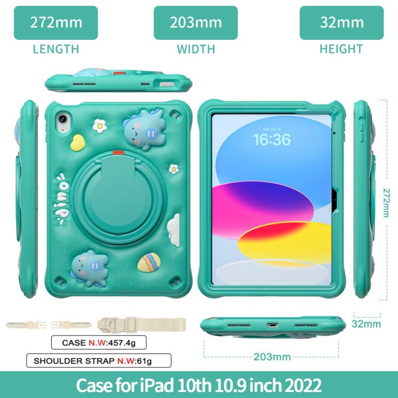 Κάλυμμα iPad (2025) Θήκες Κινητών Πολλαπλών Στρώσεων Με Λουράκι Ώμου