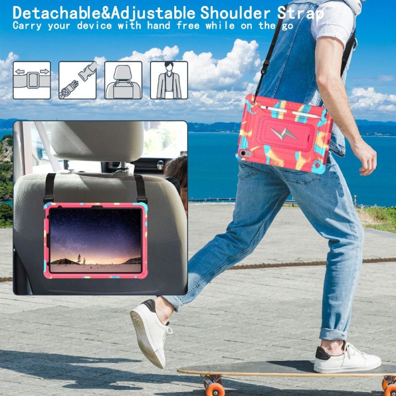 Κάλυμμα iPad (2025) Τριπλή Προστασία Με Ιμάντα Ώμου