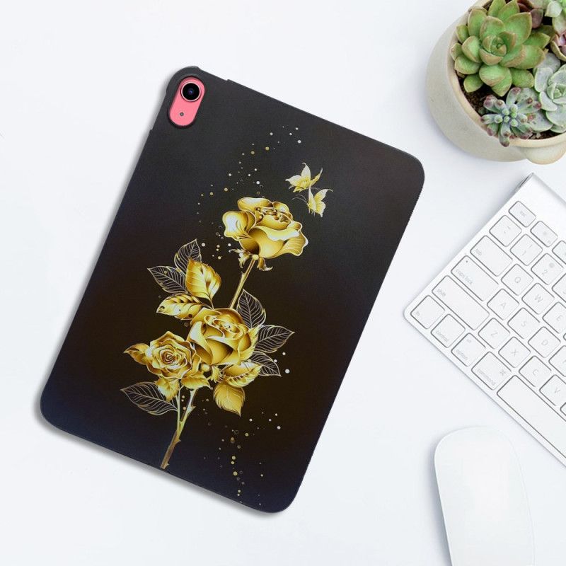 Κάλυμμα iPad (2025) Χρυσό Τριαντάφυλλο