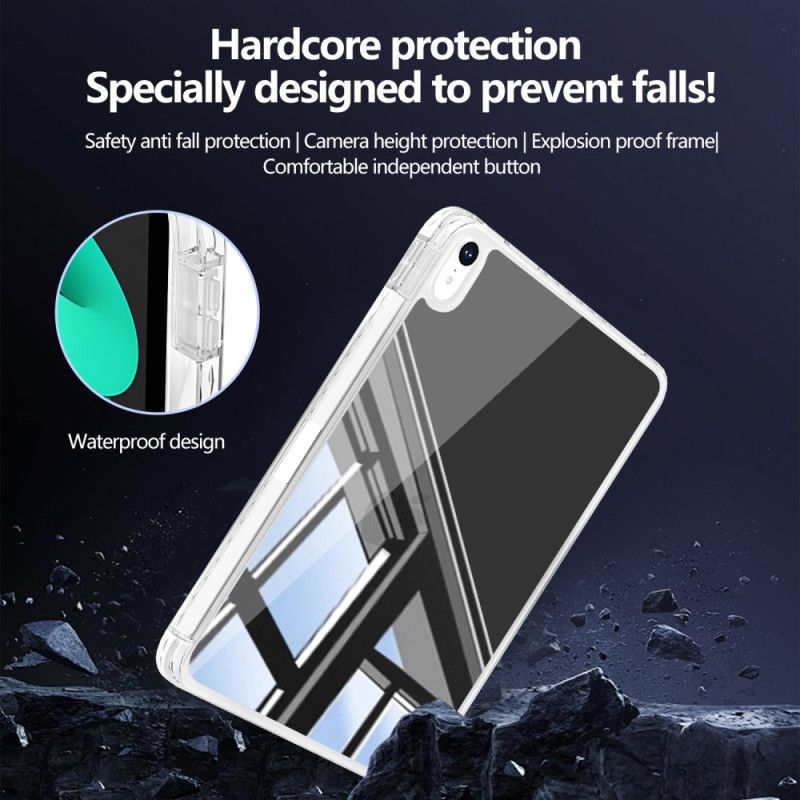 Κάλυμμα iPad (2025) Υβριδική Με Βάση Στήριξης Γραφίδας