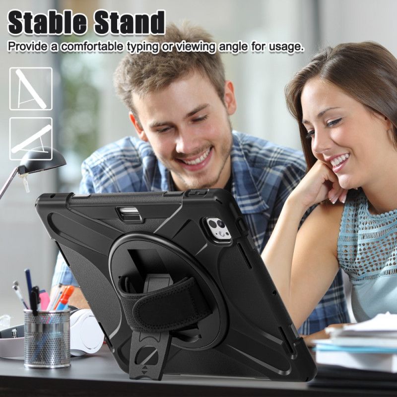 Κάλυμμα iPad Pro 13 (2025) Βάση Γραφίδας Και Ιμάντας Ώμου