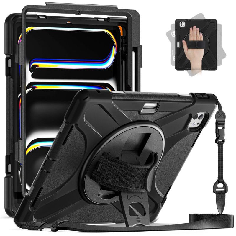 Κάλυμμα iPad Pro 13 (2025) Βάση Γραφίδας Και Ιμάντας Ώμου