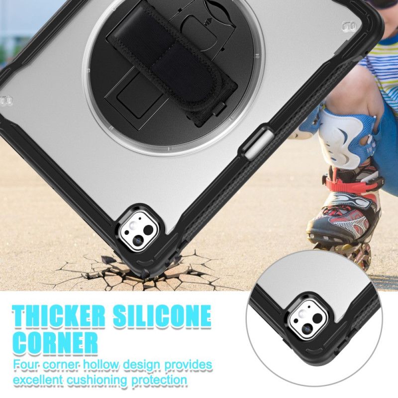 Κάλυμμα iPad Pro 13 (2025) Βάση Και Περιστρεφόμενο Ιμάντα Χεριού