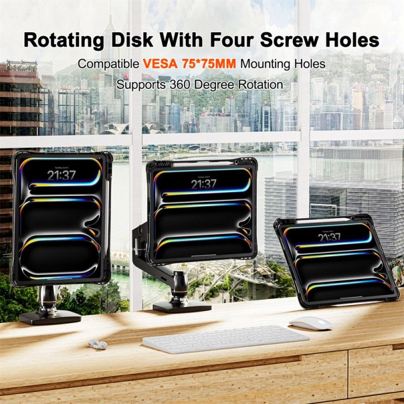 Κάλυμμα iPad Pro 13 (2025) Διαφανής Με Βάση Σιλικόνης