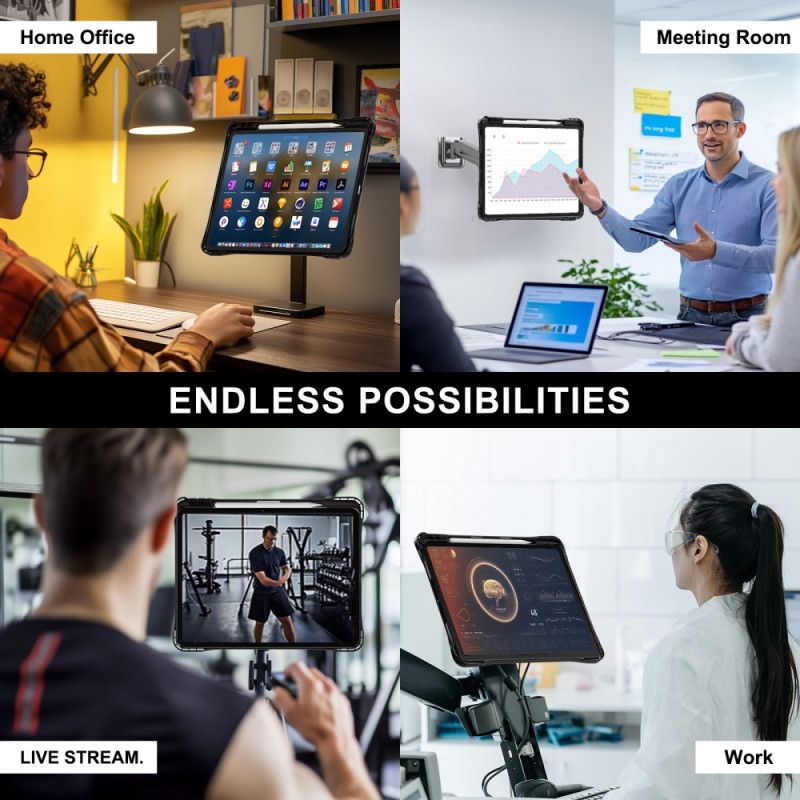 Κάλυμμα iPad Pro 13 (2025) Διαφανής Με Βάση Σιλικόνης