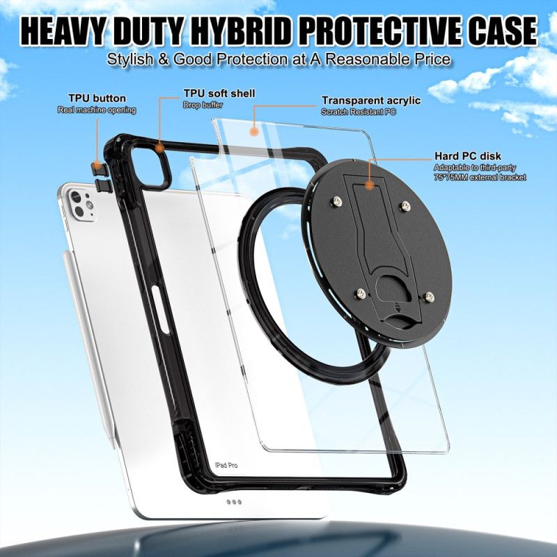 Κάλυμμα iPad Pro 13 (2025) Διαφανής Με Βάση Σιλικόνης