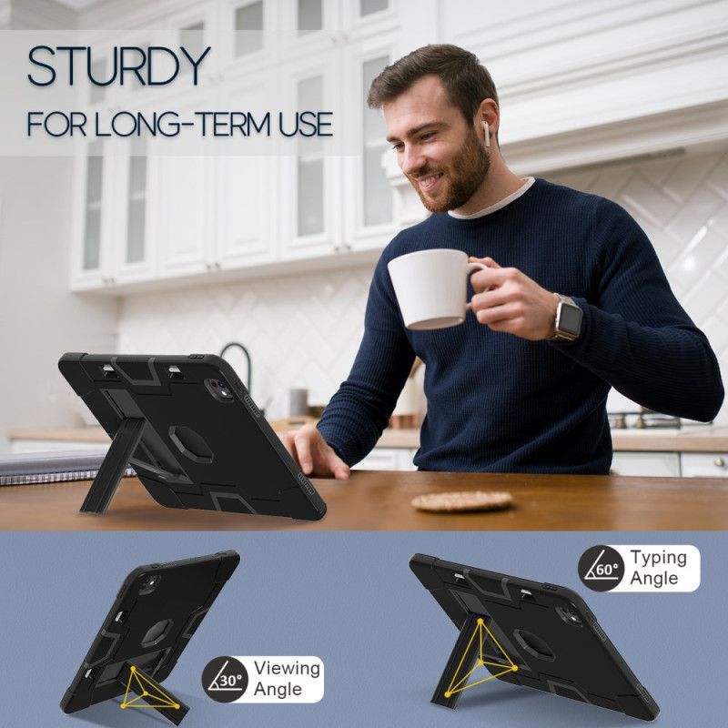 Κάλυμμα iPad Pro 13 (2025) Ενσωματωμένη Βάση Και Βάση Γραφίδας Σιλικόνης