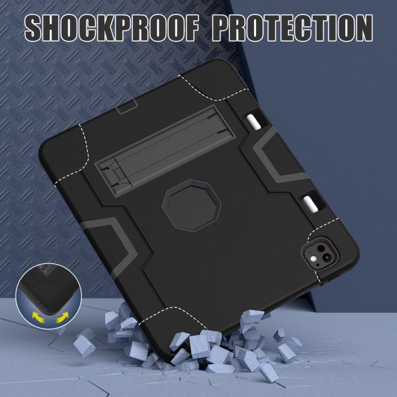 Κάλυμμα iPad Pro 13 (2025) Ενσωματωμένη Βάση Και Βάση Γραφίδας Σιλικόνης