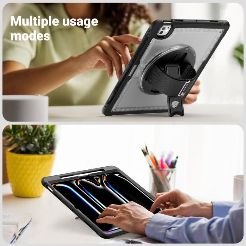 Κάλυμμα iPad Pro 13 (2025) Περιστρεφόμενη Βάση Και Απαγωγή Θερμότητας Σιλικόνης