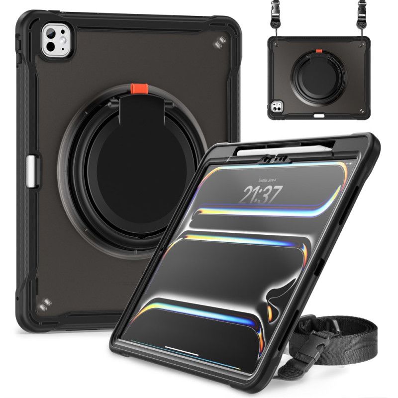 Κάλυμμα iPad Pro 13 (2025) Περιστρεφόμενη Βάση Και Ιμάντας Ώμου