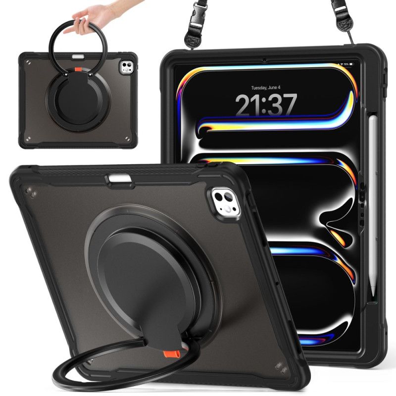 Κάλυμμα iPad Pro 13 (2025) Περιστρεφόμενη Βάση Και Ιμάντας Ώμου