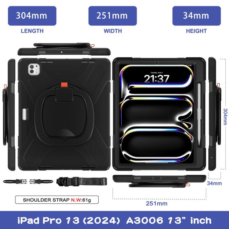 Κάλυμμα iPad Pro 13 (2025) Περιστρεφόμενη Βάση Και Λαβή