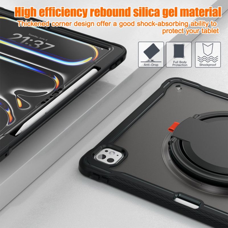 Κάλυμμα iPad Pro 13 (2025) Περιστρεφόμενη Βάση Και Θήκη Γραφίδας