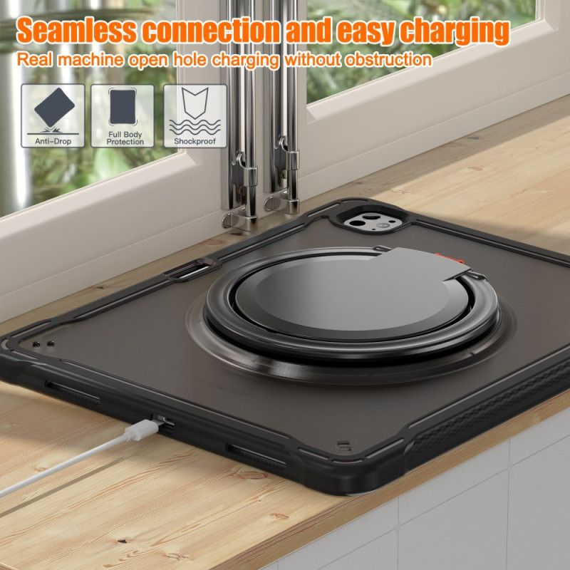 Κάλυμμα iPad Pro 13 (2025) Περιστρεφόμενη Βάση Και Θήκη Γραφίδας