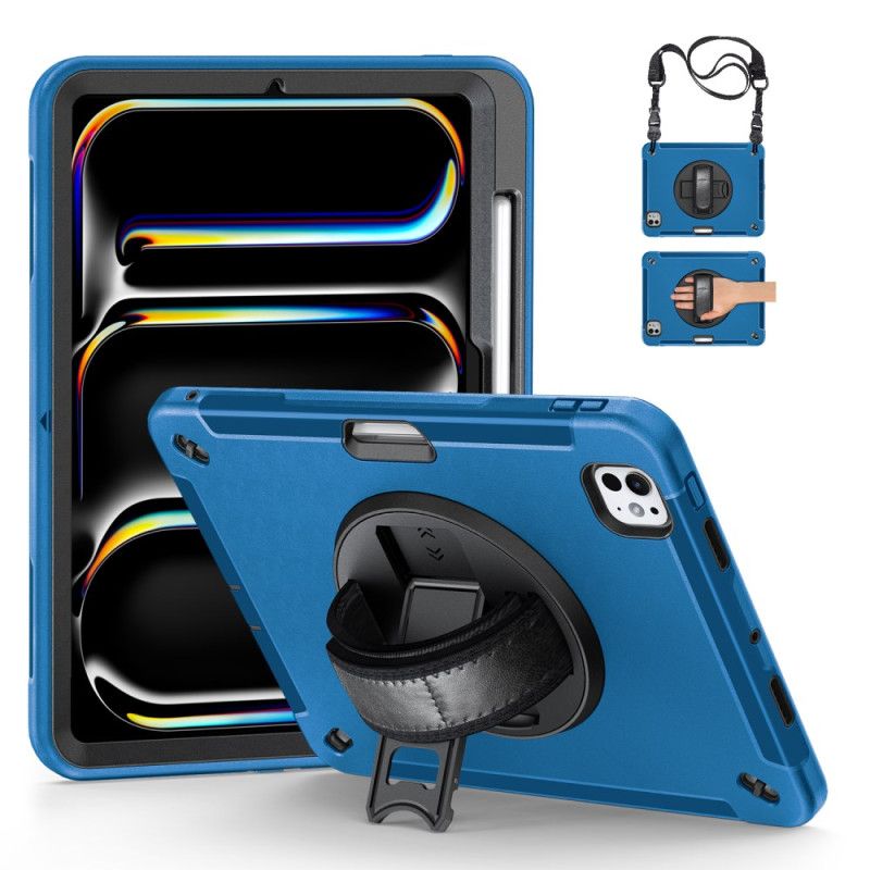 Κάλυμμα iPad Pro 13 (2025) Θήκες Κινητών Ανθεκτική Βάση Δαχτυλιδιού Και Ιμάντας Ώμου