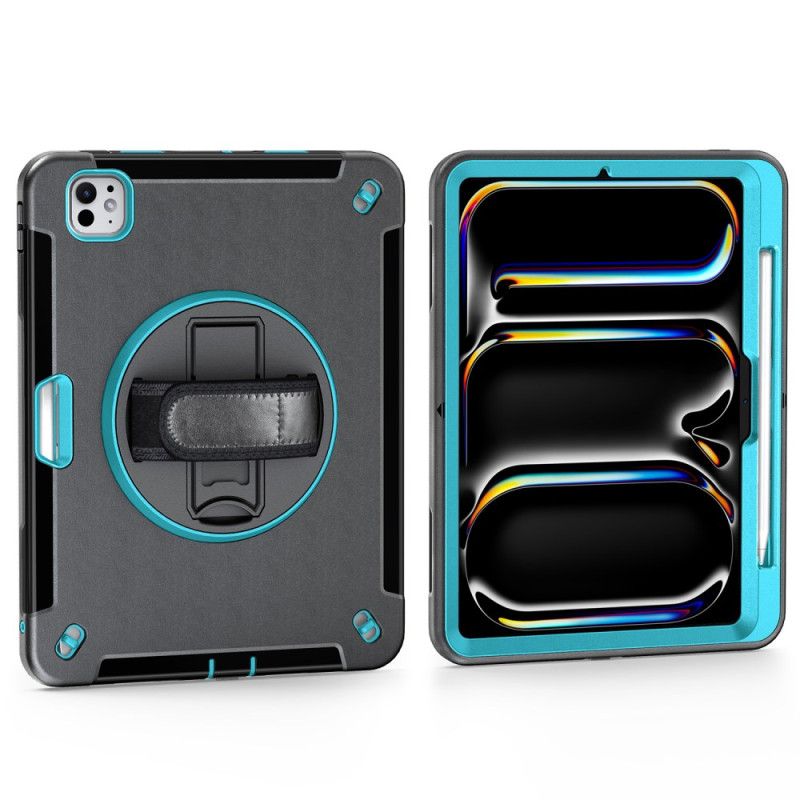 Κάλυμμα iPad Pro 13 (2025) Θήκες Κινητών Ανθεκτική Βάση Δαχτυλιδιού Και Ιμάντας Ώμου