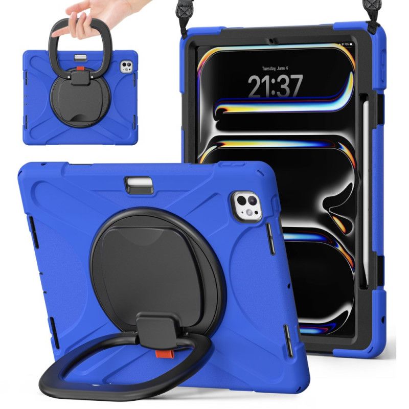 Κάλυμμα iPad Pro 13 (2025) Θήκες Κινητών Βάση Δαχτυλιδιού Και Ρυθμιζόμενος Ιμάντας Ώμου