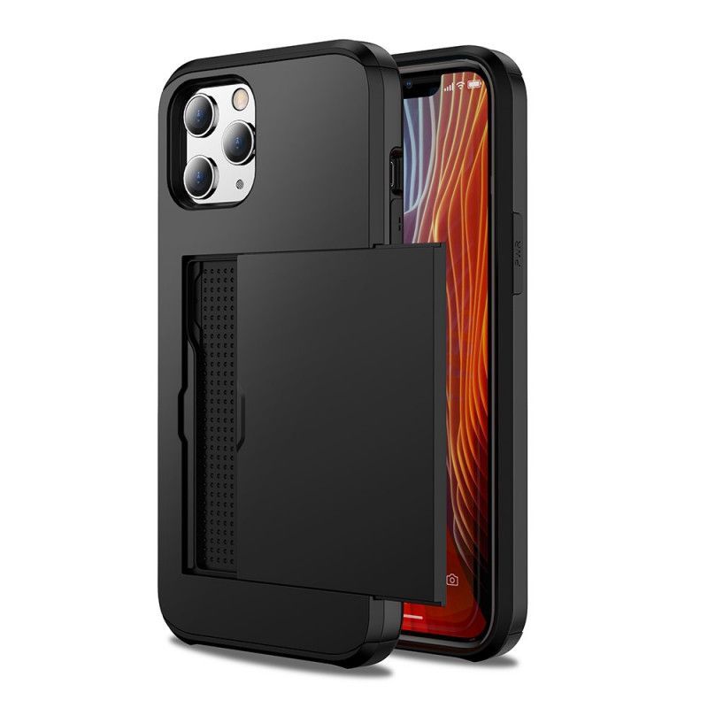 Κάλυμμα iPhone 12 Mini Μαύρο Άκαμπτη Θήκη Κάρτας