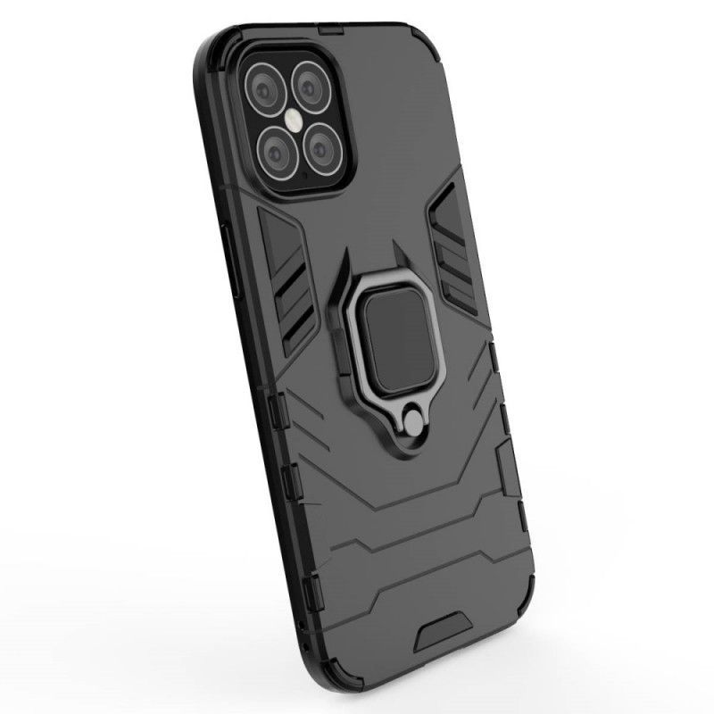 Κάλυμμα iPhone 12 Pro Max Μαύρο Ανθεκτικός Δακτύλιος