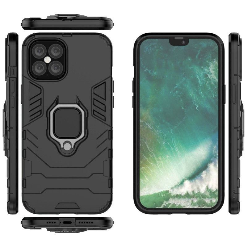 Κάλυμμα iPhone 12 Pro Max Μαύρο Ανθεκτικός Δακτύλιος