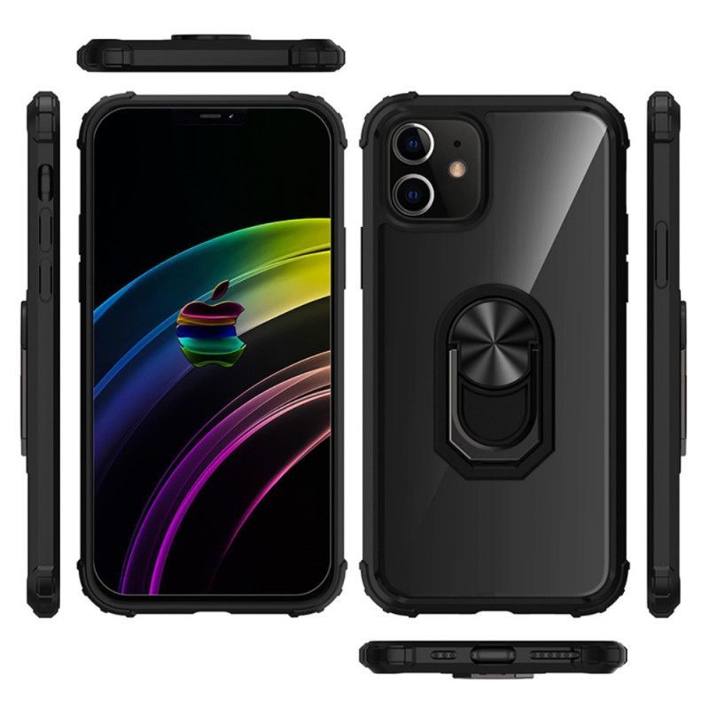 Κάλυμμα iPhone 12 Pro Max Μαύρο Υβριδικό Δακτύλιο Υψηλής Ποιότητας