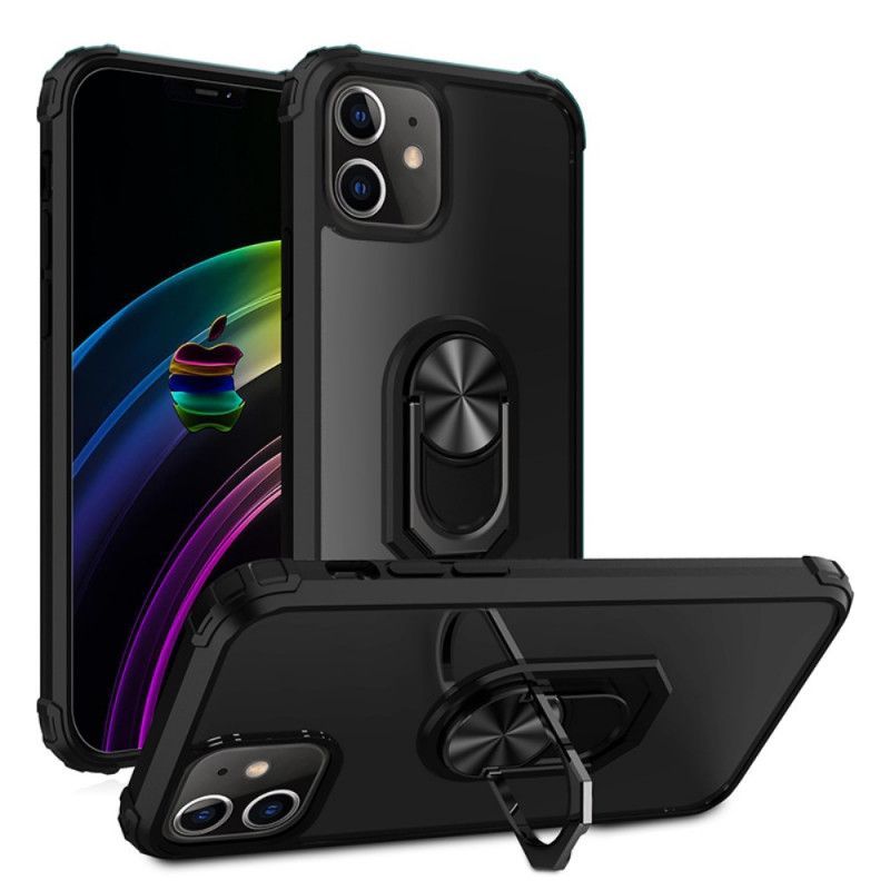 Κάλυμμα iPhone 12 Pro Max Μαύρο Υβριδικό Δακτύλιο Υψηλής Ποιότητας
