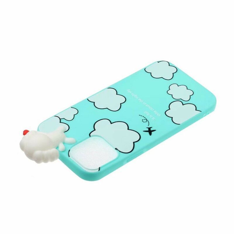 Κάλυμμα iPhone 13 Mini 3D Σκύλος Στα Σύννεφα