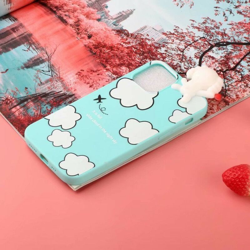 Κάλυμμα iPhone 13 Mini 3D Σκύλος Στα Σύννεφα