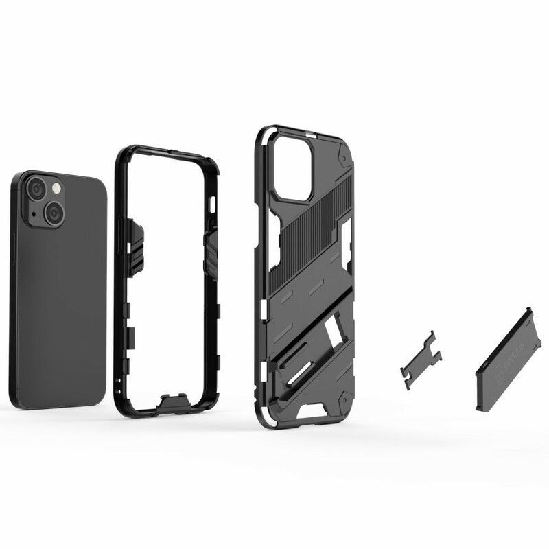 Κάλυμμα iPhone 13 Mini Μαύρο Αφαιρούμενη Υποστήριξη Δύο Θέσεων Hands-Free