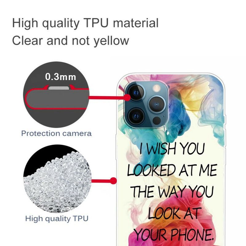 Κάλυμμα iPhone 13 Pro Μακάρι Να Με Κοιτούσες