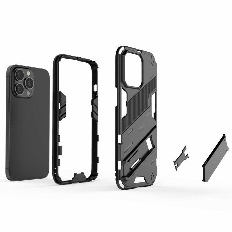 Κάλυμμα iPhone 13 Pro Μαύρο Αφαιρούμενο Στήριγμα Δύο Θέσεων Hands-Free