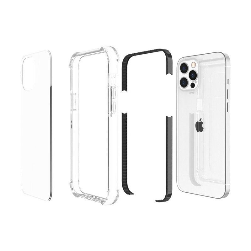 Κάλυμμα iPhone 13 Pro Μαύρο Διαφανείς Άκρες Σιλικόνης