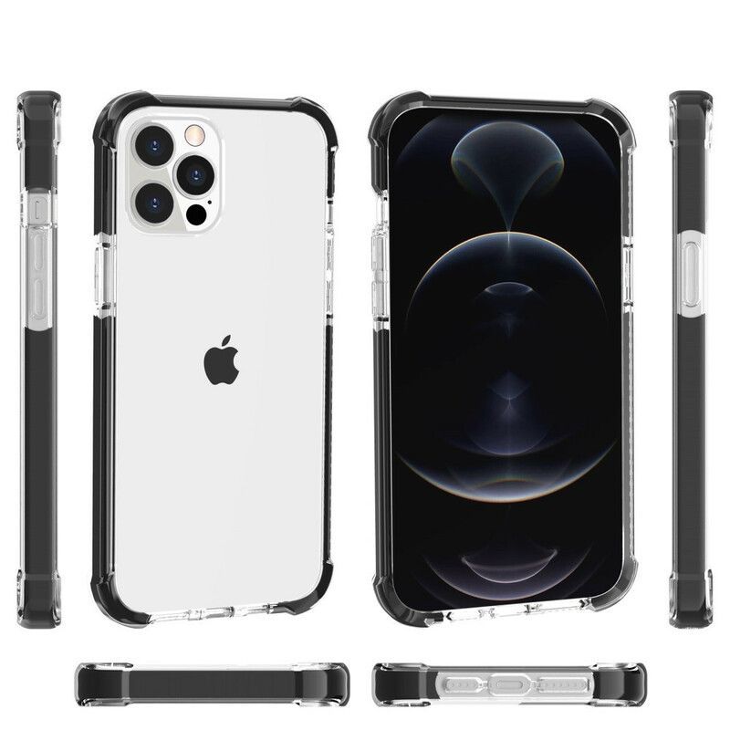 Κάλυμμα iPhone 13 Pro Μαύρο Διαφανείς Άκρες Σιλικόνης