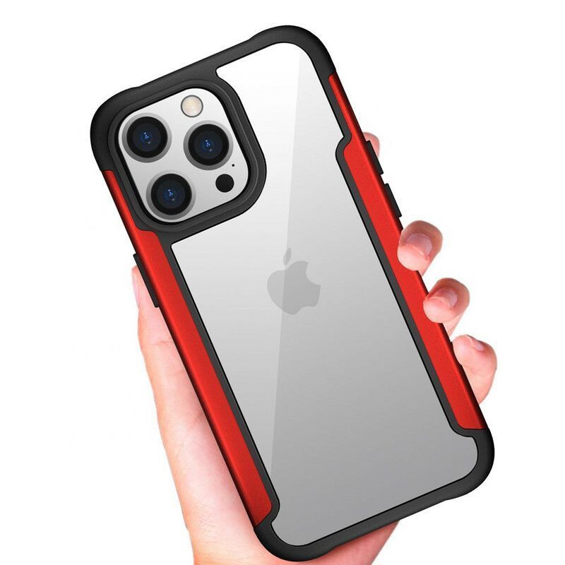 Κάλυμμα iPhone 13 Pro Μαύρο Καθαρά Υβριδικά Άκρα Προφυλακτήρα