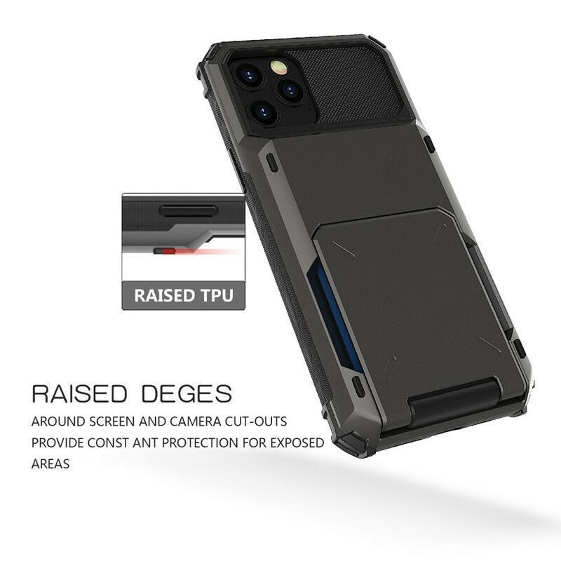 Κάλυμμα iPhone 13 Pro Μαύρο Θήκη Κάρτας Σε Στυλ Ανατροπής