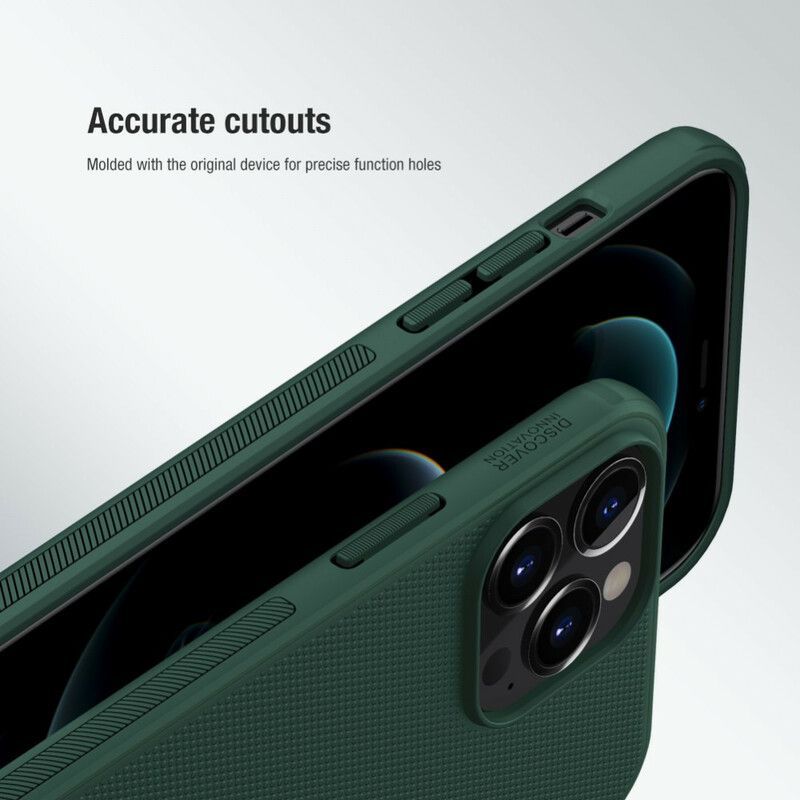 Κάλυμμα iPhone 13 Pro Max Μαύρο Σκληρό Παγωμένο Νίλκιν