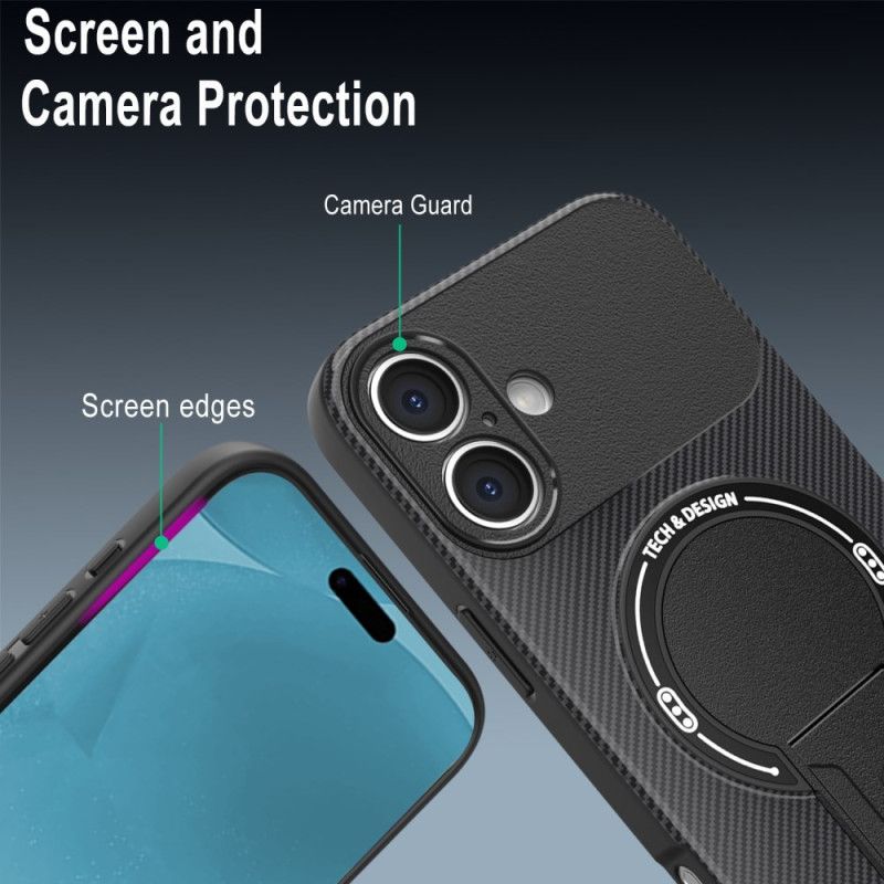Κάλυμμα iPhone 17 Εξαιρετικά Ανθεκτικό Με Ενσωματωμένη Βάση Σιλικόνης