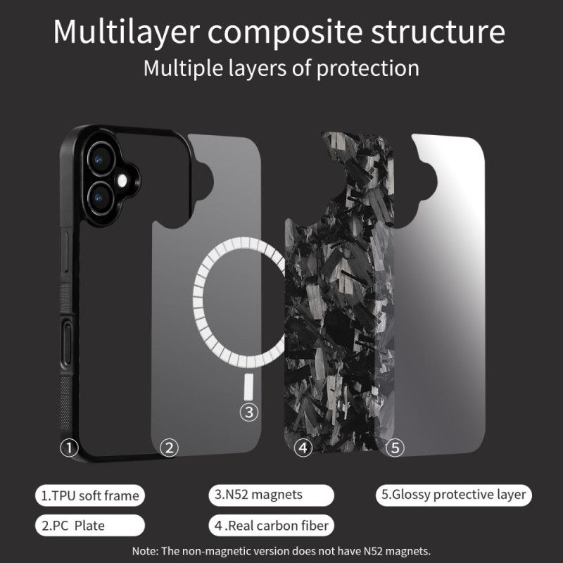 Κάλυμμα iPhone 17 Magsafe Από Σφυρήλατες Ίνες Αραμιδίου