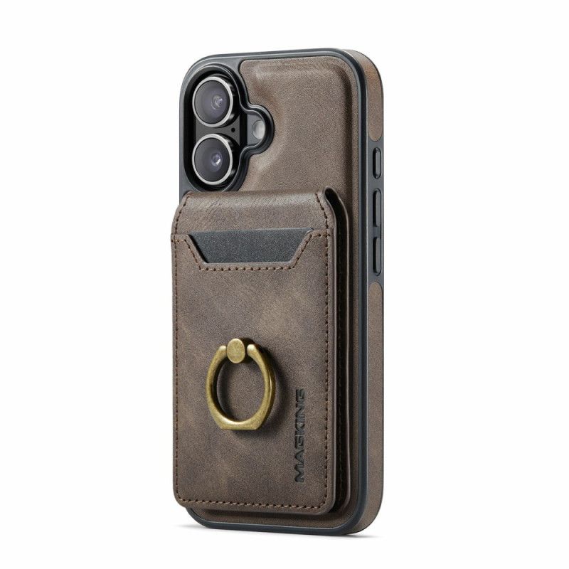 Κάλυμμα iPhone 17 Magsafe Με Θήκη Κάρτας Rfid Και Ενσωματωμένη Βάση Σιλικόνης