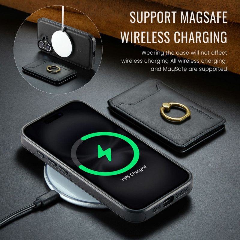 Κάλυμμα iPhone 17 Magsafe Με Θήκη Κάρτας Rfid Και Ενσωματωμένη Βάση Σιλικόνης