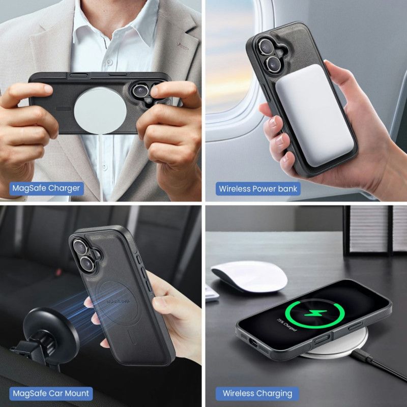 Κάλυμμα iPhone 17 Magsafe Με Θήκη Κάρτας Rfid Και Ενσωματωμένη Βάση Σιλικόνης