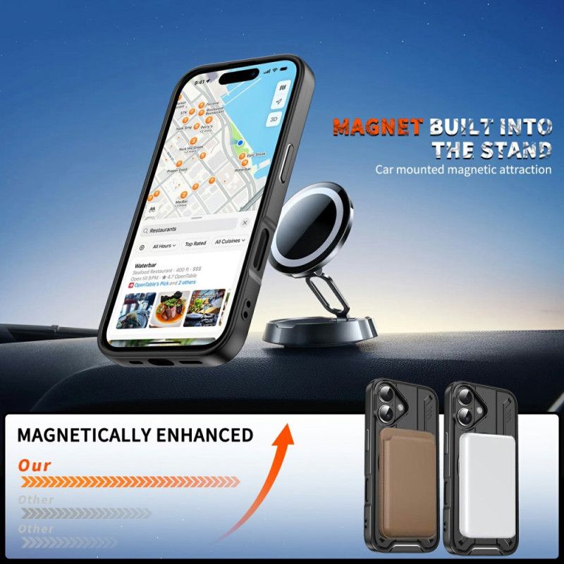 Κάλυμμα iPhone 17 Περιστρεφόμενη Βάση Και Συμβατότητα Με Magsafe Σιλικόνης