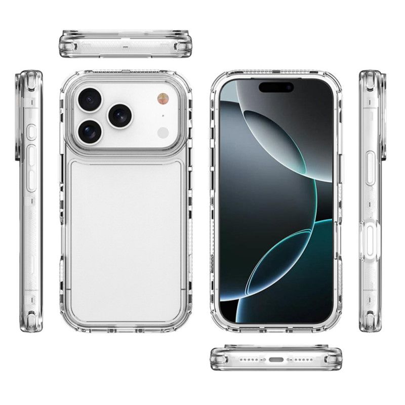 Κάλυμμα iPhone 17 Pro Διαφανής Τρία Σε Ένα